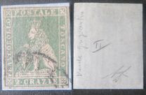 [Lion of Toscany - Printed on White Paper, Different Watermark, tegund A16]