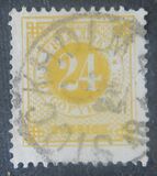 [Numerals in Circle - Different Perforation, τύπος F18]