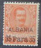 [Italian Postage Stamps Overprinted "ALBANIA" & Surcharged, típus C]