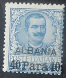 [Italian Postage Stamps Overprinted "ALBANIA" & Surcharged, típus C1]