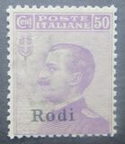 [Italian Stamps Overprinted "Rodi", Tip E1]