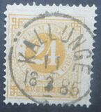 [Numerals in Circle - Different Perforation, τύπος F18]