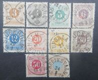 [Numerals in Circle - Different Perforation, Tüüp G1]