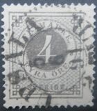 [Numerals in Circle - Blue Coach Horn on Back, tip F23]