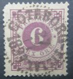 [Numerals in Circle - Blue Coach Horn on Back, tip F25]