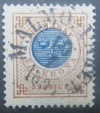 [Numerals in Circle - Blue Coach Horn on Back, tip G3]