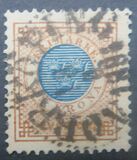 [Numerals in Circle - Blue Coach Horn on Back, tip G3]