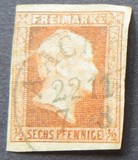 [King Friedrich Wilhelm IV - Hatched Background, Engraved, type A2]