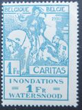 [Pro víctimas de las inundaciones. San Martín partiendo su capa para compartirla con un mendigo, obra de Anton Van Dyck, 1.599 - 1.641, tipo BZ]