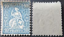 [Definitive 1862-1863 - Sitting Helvetia, type K3]