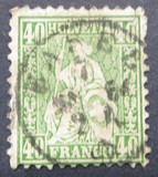 [Definitive 1862-1863 - Sitting Helvetia, type K6]