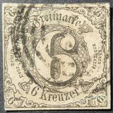[Value Stamps - Black Print on Colored Paper, type B2]