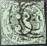 [No. 4 & 8 Printed on Greenish Blue Paper, type B4]