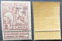 [Overprinted "CHARLEROI 1911", type AO9]