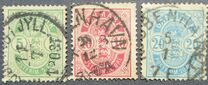 [Coat of Arms - Large Corner Numbers, tegund I]