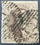 [King Leopold I - Oval 16-17mm High and 14½-15mm Wide, type B7]