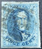 [King Leopold I - Oval 17-17½mm High and 14-14½mm Wide, type B12]