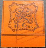 [Coat of Arms - Black Print on Colored Glazed Paper, Tipi O]