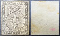 [Coat of Arms - Black Print on Colored Paper, type A1]