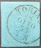 [King Victor Emmanuel II - Printed on Coloured Paper, type B1]