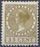 [Queen Wilhelmina - New Values and Colors - Watermarked, type AL25]