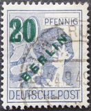 [Overprinted "Allied Occupation Zone" Stamps, type T2]