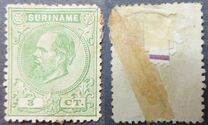 [King Wilhelm III - Bluish Paper. Small Perforation Holes, type A1]