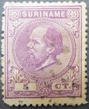 [King Wilhelm III - Bluish Paper. Small Perforation Holes, type A2]