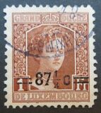 [Stamps of 1906-19 Surcharged with New Value and Bars in Black or Red, type M12]
