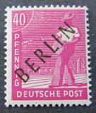 [BERLIN in Black Overprint on "Allied Occupation Zone" Stamps, Scrivi A11]