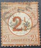 [Definitives - Stamps of 1872 Overprinted, typ E]
