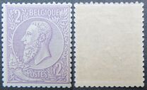[King Leopold II (1835-1909) - (Engraved by: Louis-Eugène Mouchon), type AA]