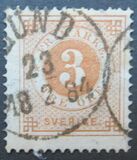[Numerals in Circle - Different Perforation, type F11]