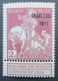 [Overprinted "CHARLEROI 1911", type AP9]