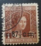 [Stamps of 1906-19 Surcharged with New Value and Bars in Black or Red, タイプ M12]