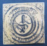 [Value Stamps - Black Print on Colored Paper, tip B3]