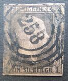 [King Friedrich Wilhelm IV - Hatched Background, Engraved, type A3]