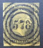 [King Friedrich Wilhelm IV - Hatched Background, Engraved, type A5]