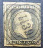 [King Friedrich Wilhelm IV - Hatched Background, Engraved, type A5]
