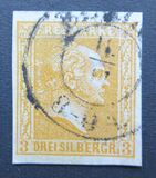 [King Friedrich Wilhelm IV - Hatched Background. Thin White Paper, प्रकार A13]