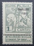 [Overprinted "CHARLEROI 1911", type AO8]