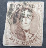 [King Leopold I - Oval 17-17½mm High and 14-14½mm Wide, type B11]