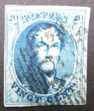 [King Leopold I - Oval 17-17½mm High and 14-14½mm Wide, type B12]