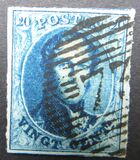 [King Leopold I - Oval 17-17½mm High and 14-14½mm Wide, type B12]