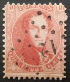 [King Leopold I - Perforated, Tipi B25]