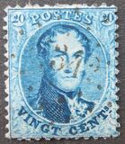 [King Leopold I - Perforated, тып B21]