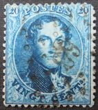 [King Leopold I - Perforated, тып B20]