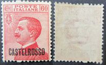 [Italian Postage Stamps Overprinted "CASTELROSSO", タイプ C1]