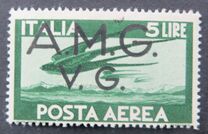 [Airmail - Italian Stamps Overprinted "A.M.G.V.G.", type A27]