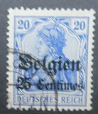 [German Empire Postage Stamps Surcharged "Fr. and C." or "Centimes" & Overprinted "Belgien", Tipi A3]